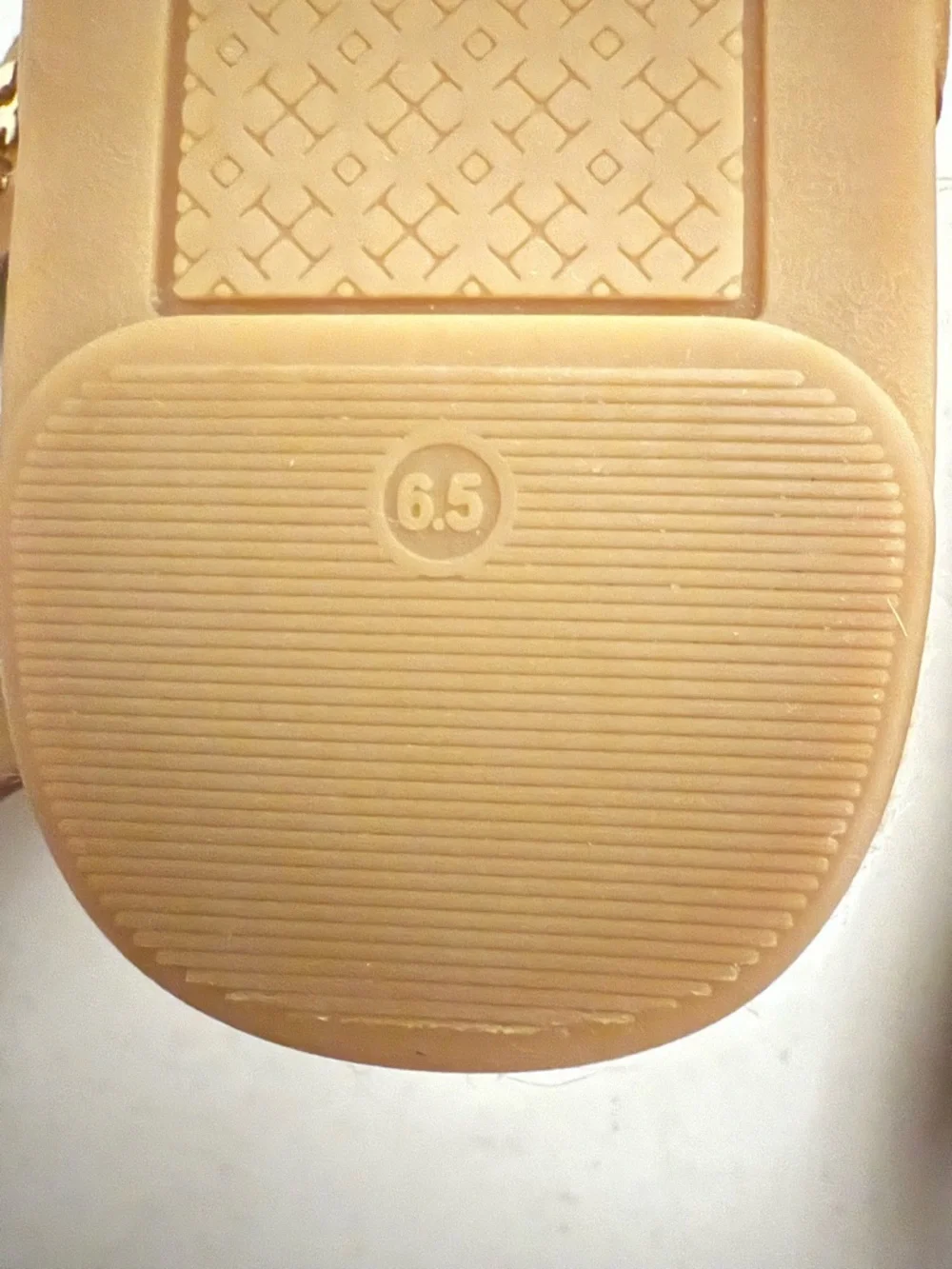 TORY BURCH Elastic Awning Stripe Espadrille Sandal Green Ivory Brown Size 6.5
